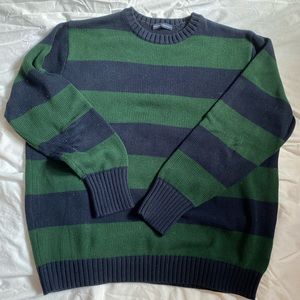 brandy melville brianna sweater - green & navy